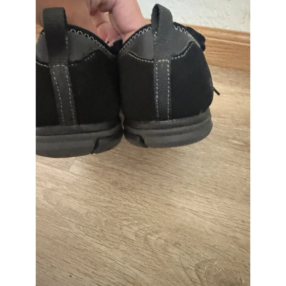 Keen Women’s Leather All Black Lace Up Shoes Size 10 Comfort  Arch Support